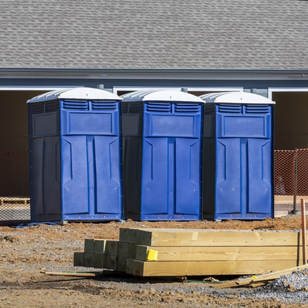 are there any restrictions on where i can place the porta potties during my rental period in Judith Gap Montana